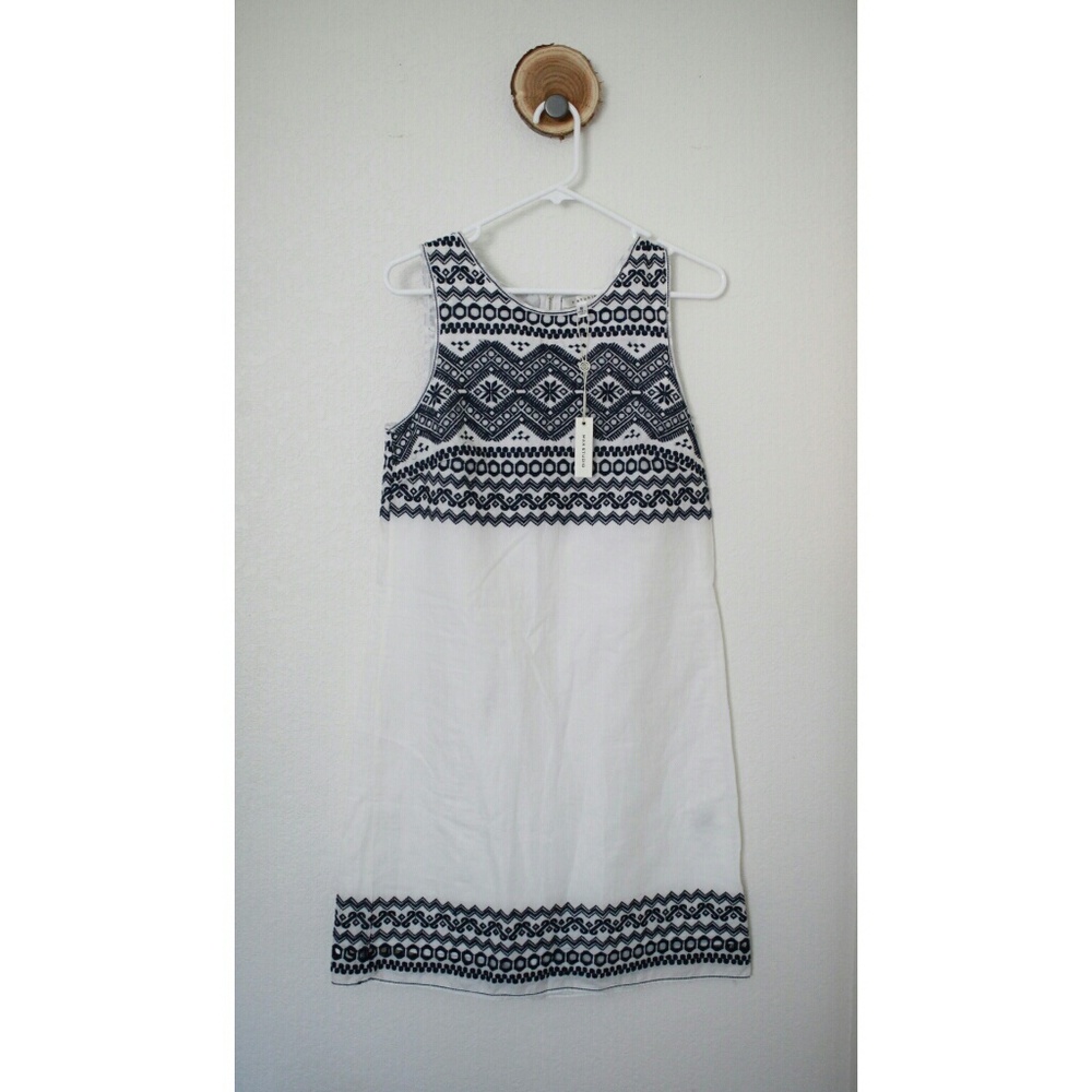 White Embroidered Dress